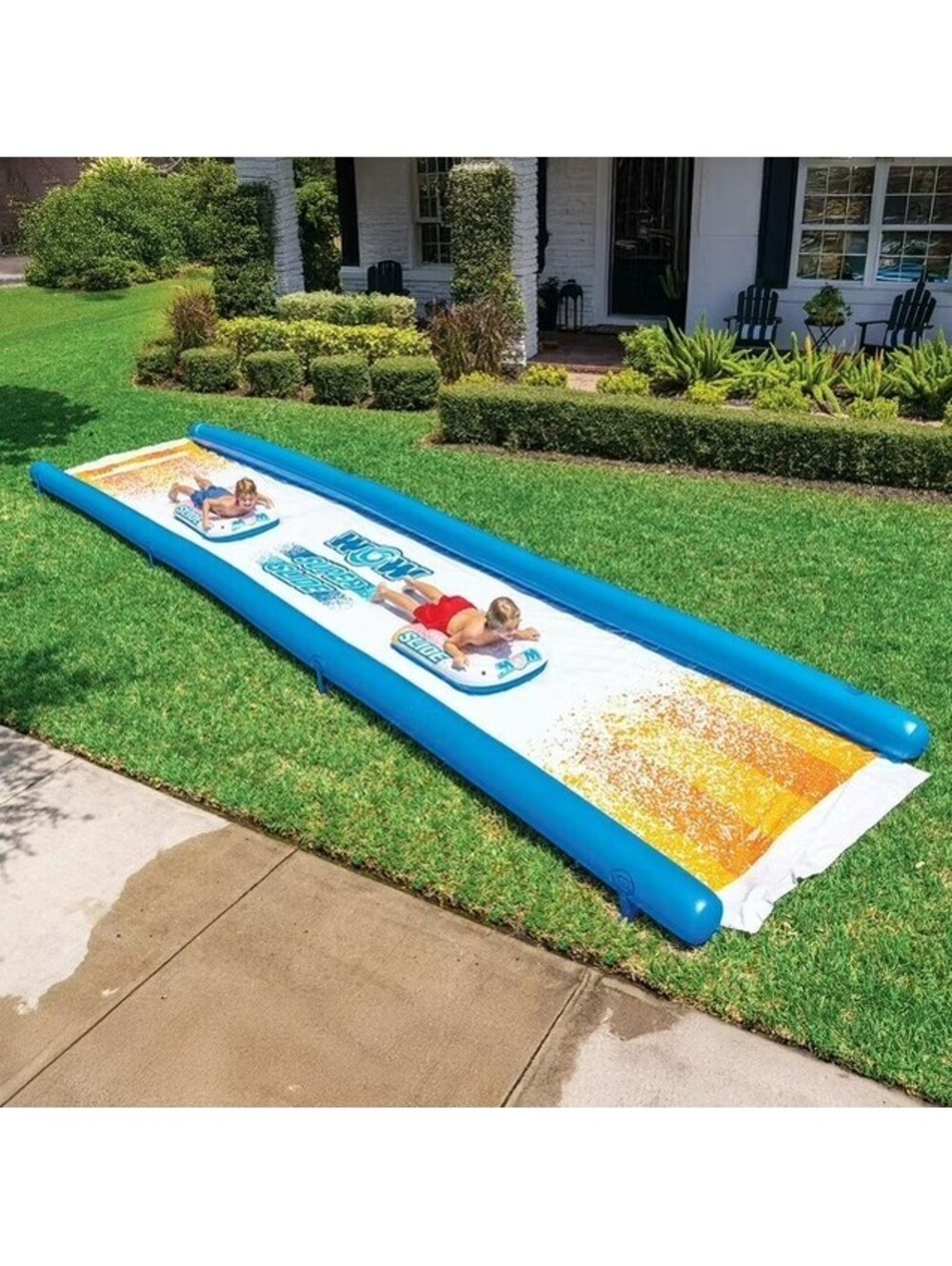 Wow Sports Super Slide 26' x 6' Giant Backyard Water Slide Built-in Sprinkler!